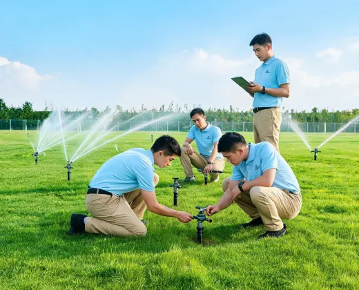 Sprinkler test team