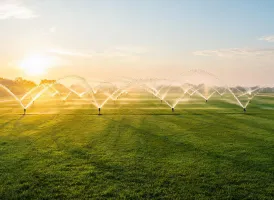 Lawn sprinkler coverage