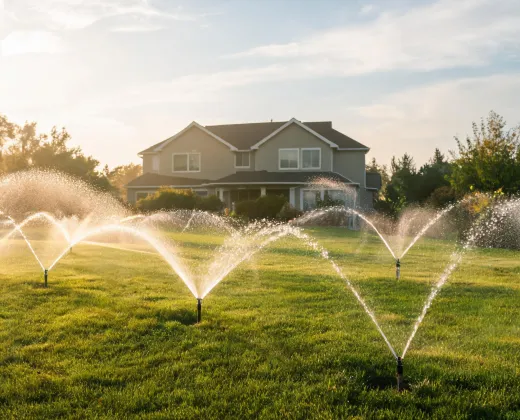 Home lawn irrigation