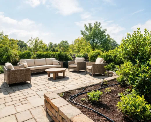 Outdoor living irrigation