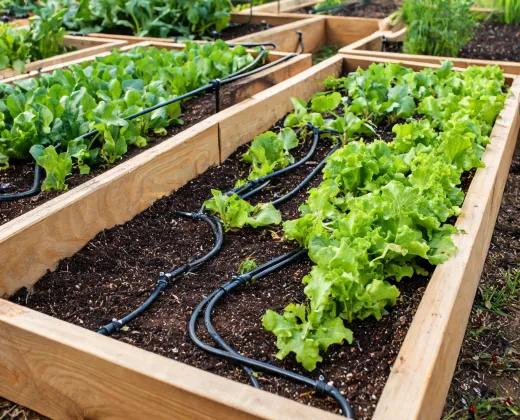 Raised bed irrigation